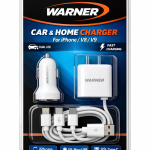 WARNER BLISTER IPHONES/V8V9 CAR/HOME