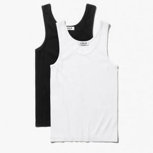 TANK TOPS WHITE/BLACK