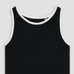 TANK TOPS WHITE/BLACK