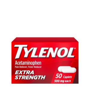 TYLENOL EXTRA STRENGTH 50CT